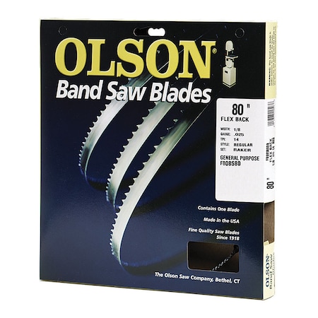 OLSON SAW BLADE BAND 1/8""X80"" 14T 08580